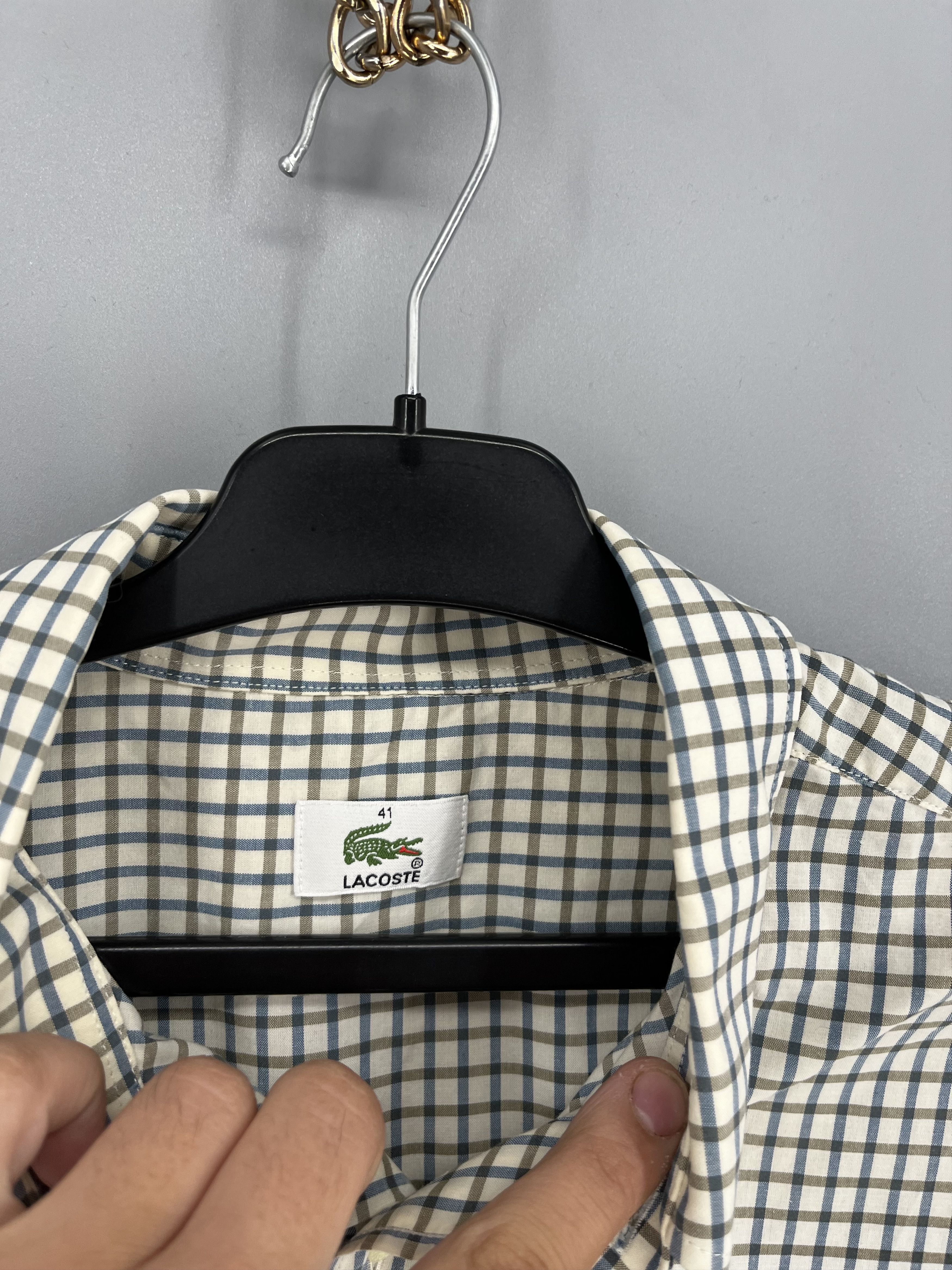 Lacoste Lacoste vintage luxury streetwear shirt Size US L / EU 52-54 / 3 - 7 Thumbnail