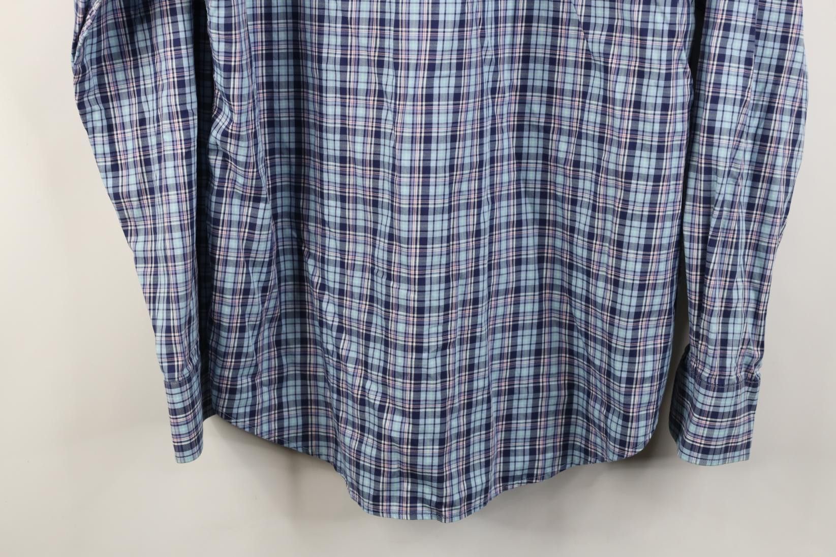 Peter Millar Peter Millar Crown Ease Flannel Collared Button Shirt Plaid Size US L / EU 52-54 / 3 - 10 Thumbnail