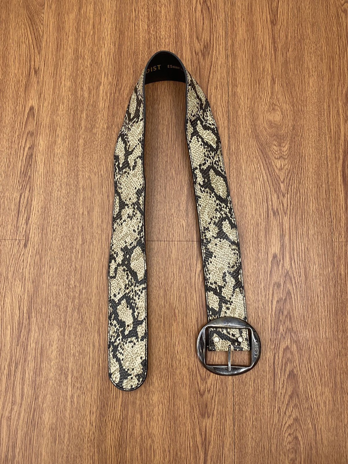 If Six Was Nine Egoist snakeskin leather belt Size ONE SIZE - 2 Thumbnail