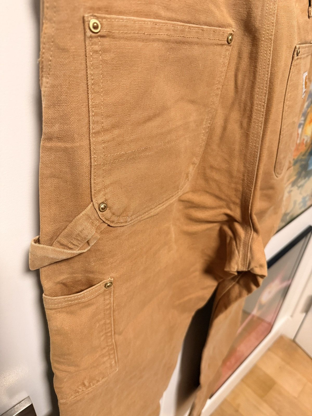 Carhartt Vintage Carhartt BO1 32x36 Double Knee Pants Brown Faded Size US 32 / EU 48 - 5 Thumbnail