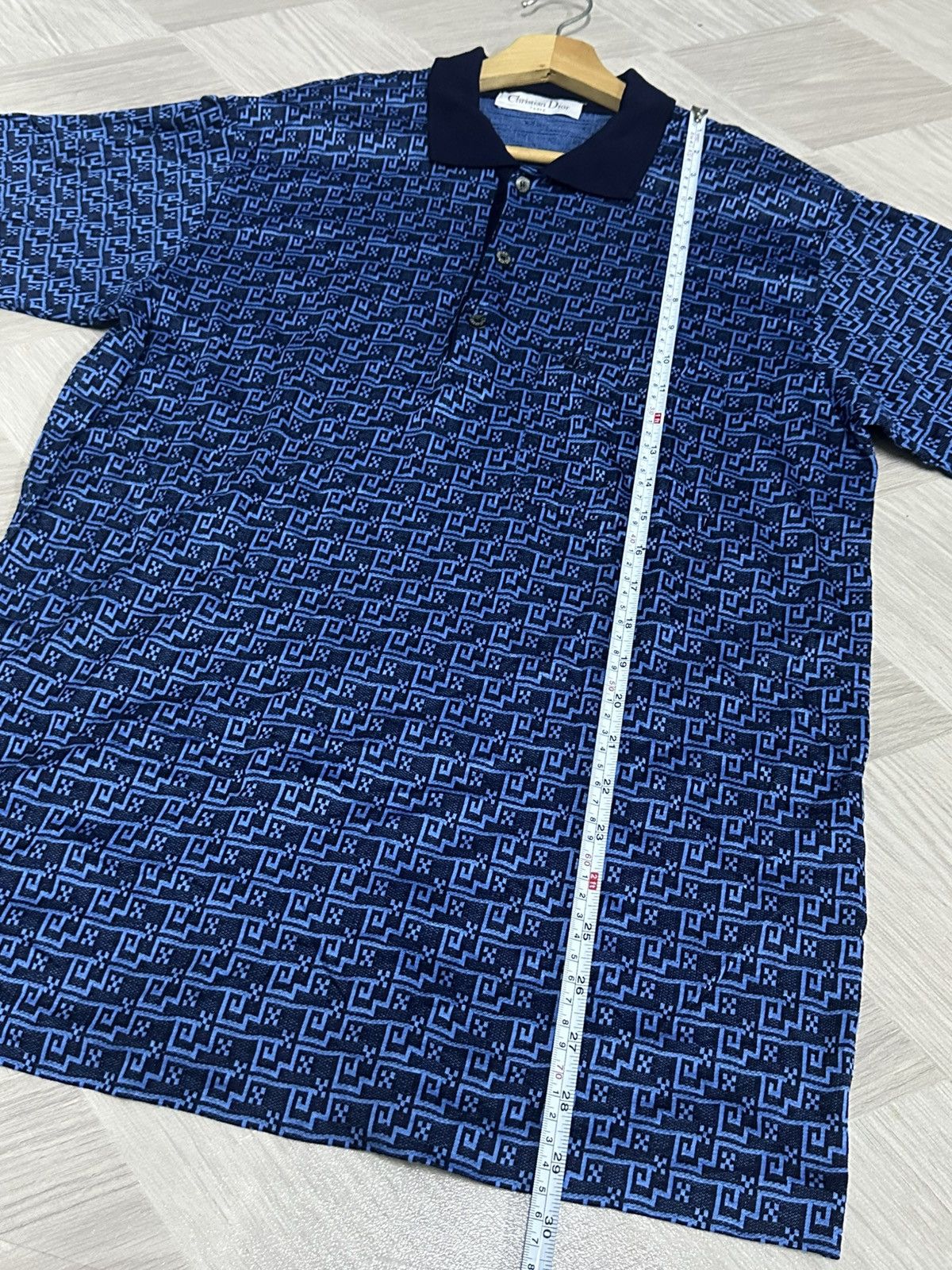 Dior Vintage Christian Dior Paris Monogram Polos Tee Size US M / EU 48-50 / 2 - 20 Thumbnail