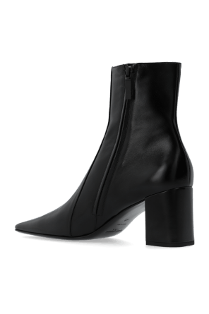 Saint Laurent Paris o1la1rc1a0226 776861 Rainer Boots in Smooth Leather in Black Size US 7 / EU 40 - 5 Thumbnail