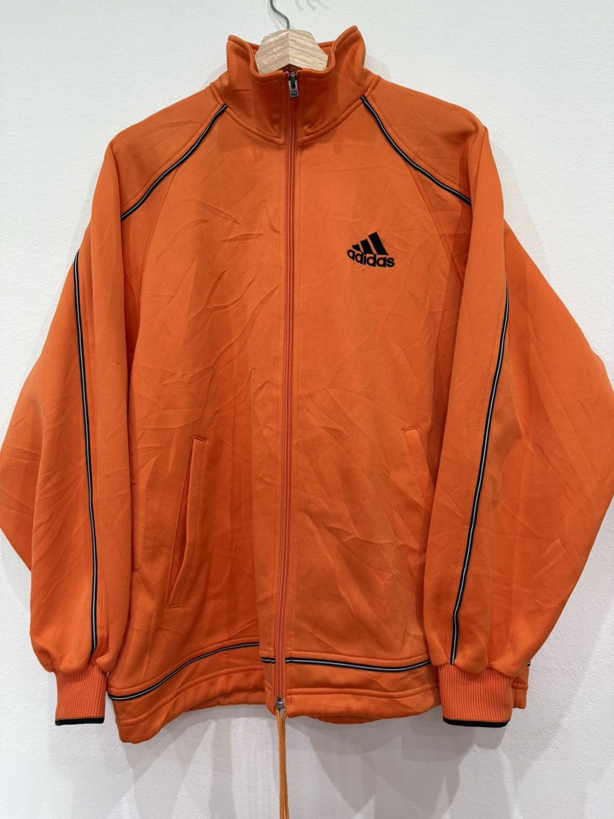 Adidas Vintage Adidas Orange Track Jacket · Size S · Y2K Retro Size US S / EU 44-46 / 1 - 4 Thumbnail