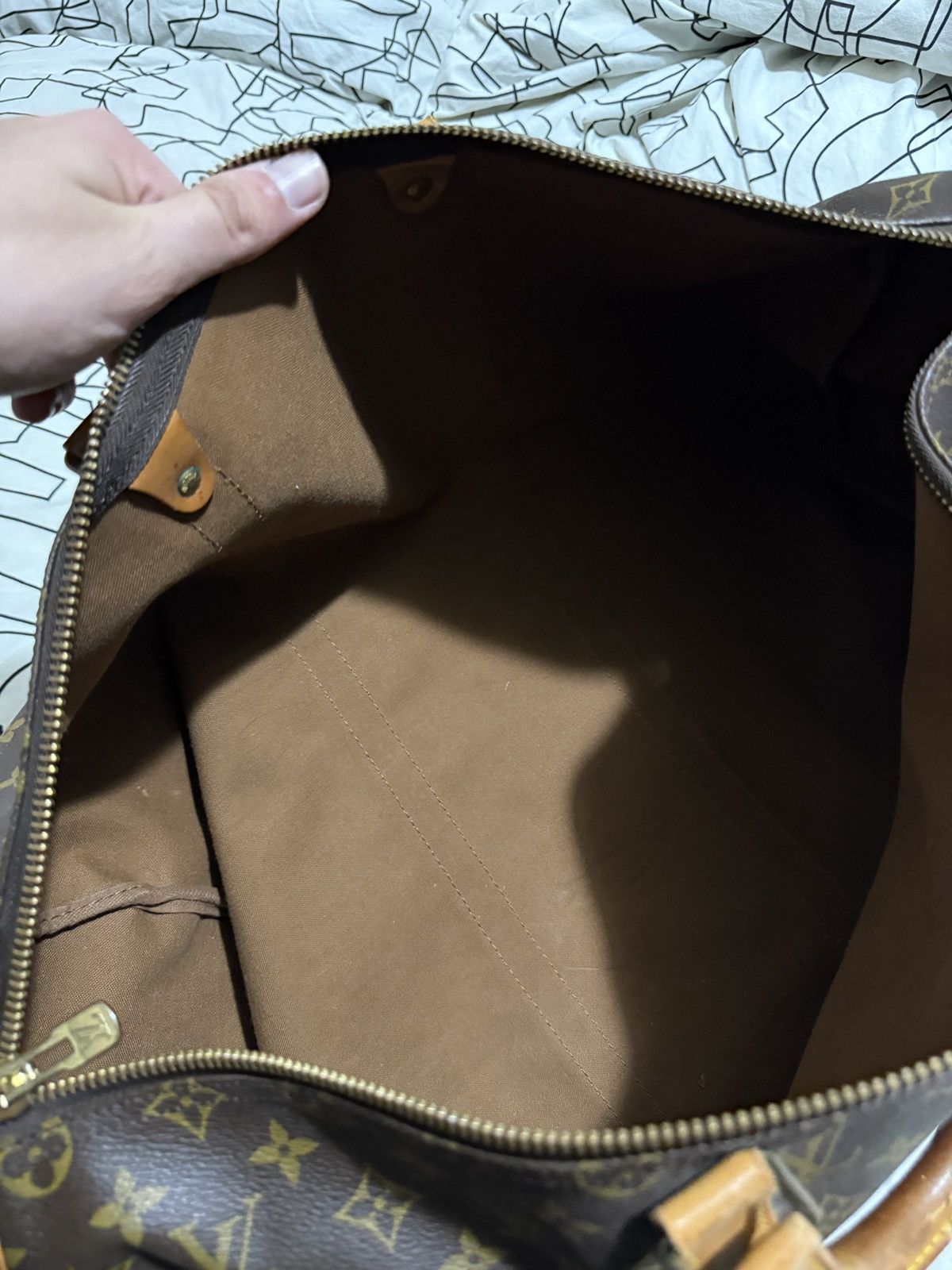 Louis Vuitton Louis Vuitton Brown Monogram Duffle Bag Size ONE SIZE - 8 Thumbnail
