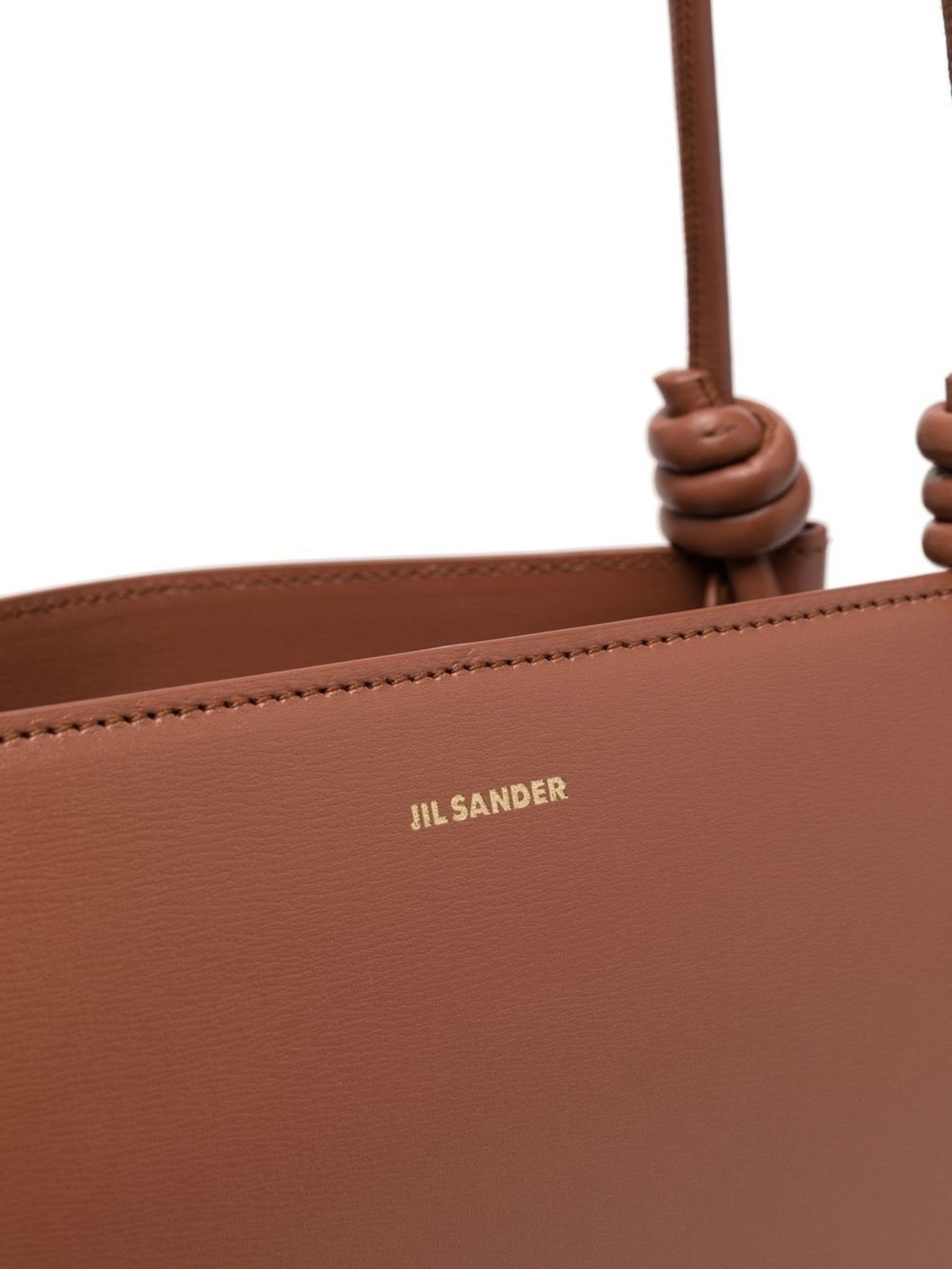 Jil Sander o1loc1c1124 Size: OS/ Knot-Detail Crossbody Bag in Brown Size ONE SIZE - 3 Thumbnail