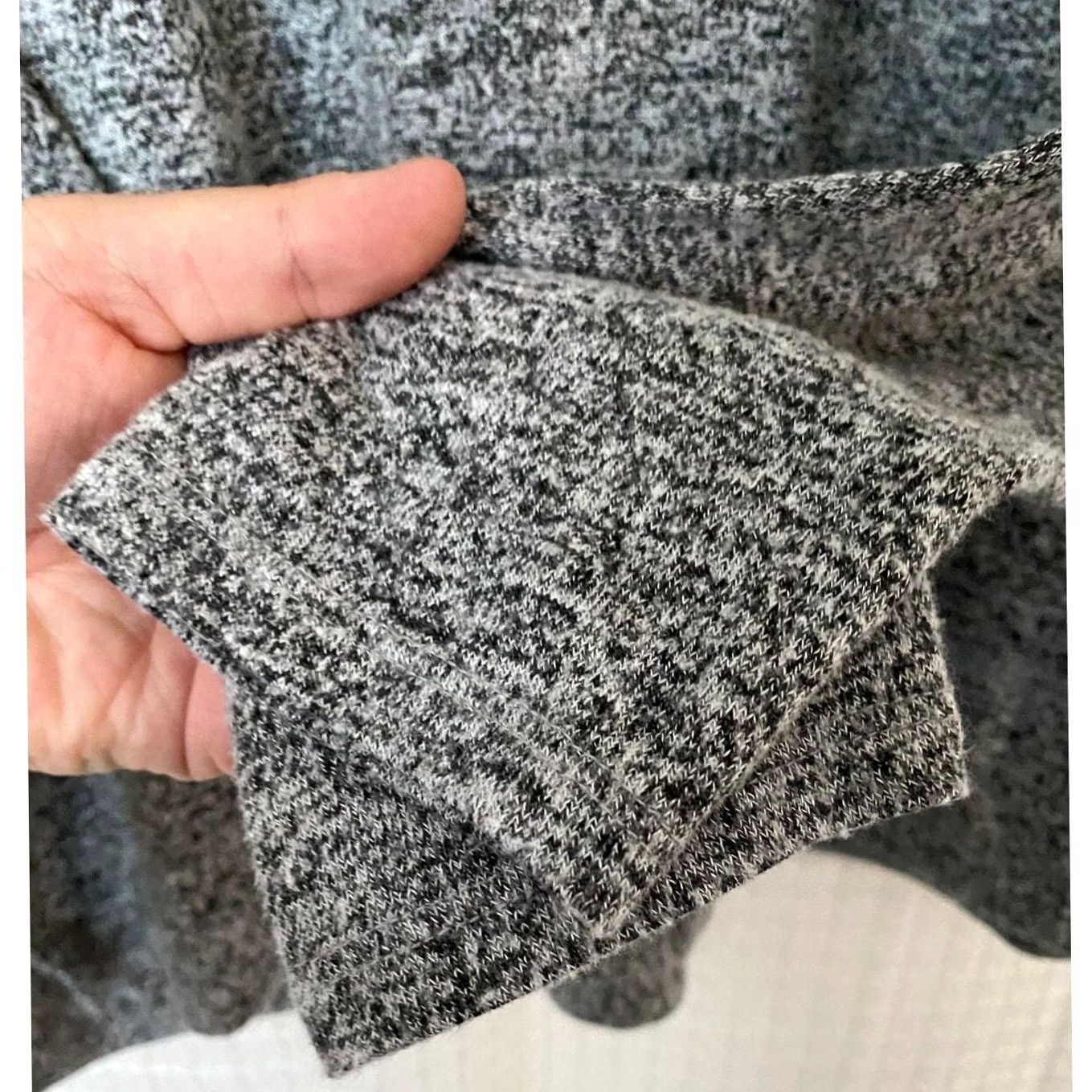 Lucky Brand Lucky Brand Women's Lightweight Gray Crew Neck Sweater Pullover - Medium Size M / US 6-8 / IT 42-44 - 5 Thumbnail
