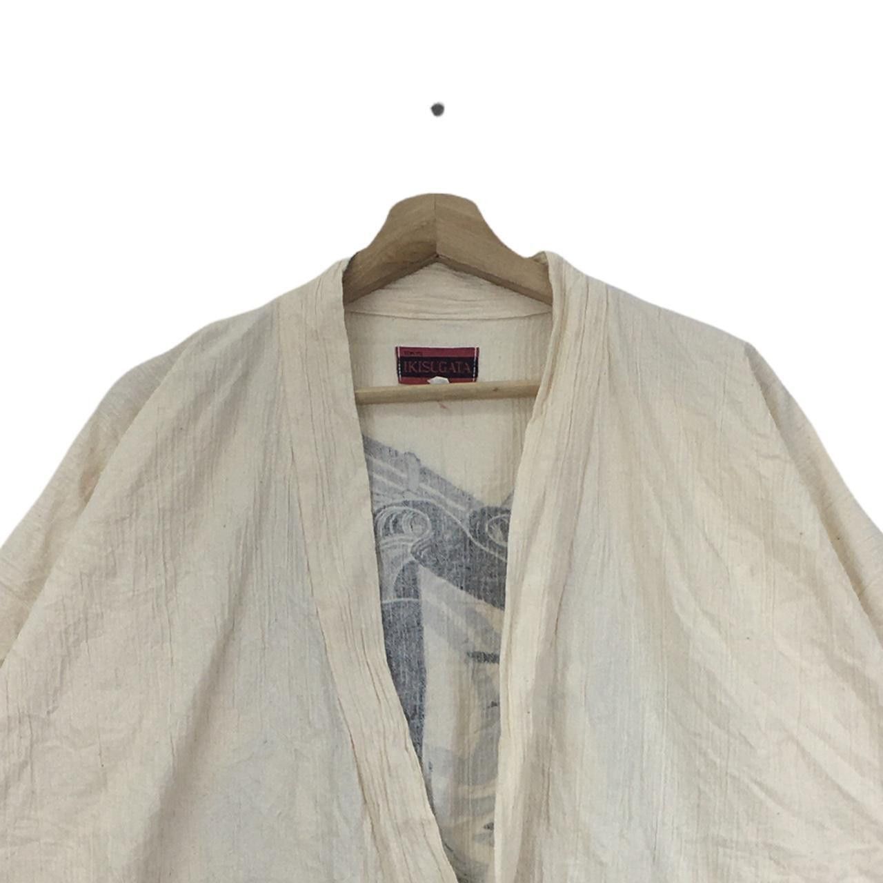 Vintage Vtg IKISUGATA TOKYO SUMO Japan Art Jacket Kimono Size US L / EU 52-54 / 3 - 3 Thumbnail