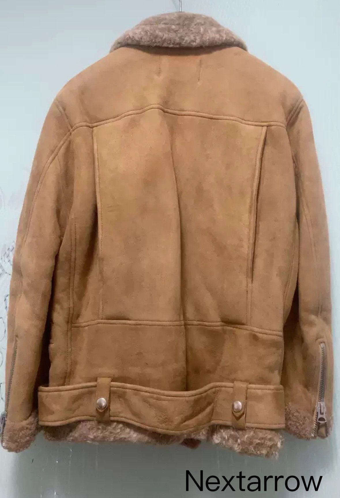 Acne Studios Acne studios Fur one-piece biker jacket 2412-Nextarrow Size US S / EU 44-46 / 1 - 2 Thumbnail