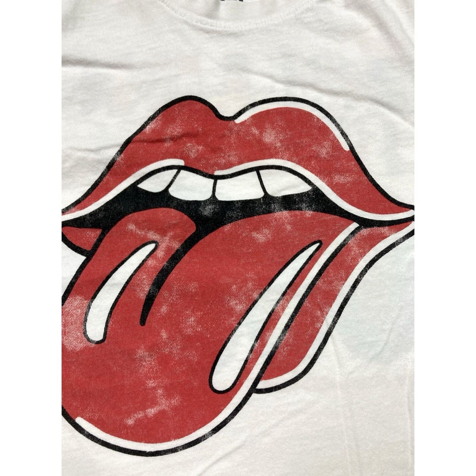 Vintage VINTAGE The Rolling Stones Graphic T-shirt Women Medium White Music Size M / US 6-8 / IT 42-44 - 5 Thumbnail
