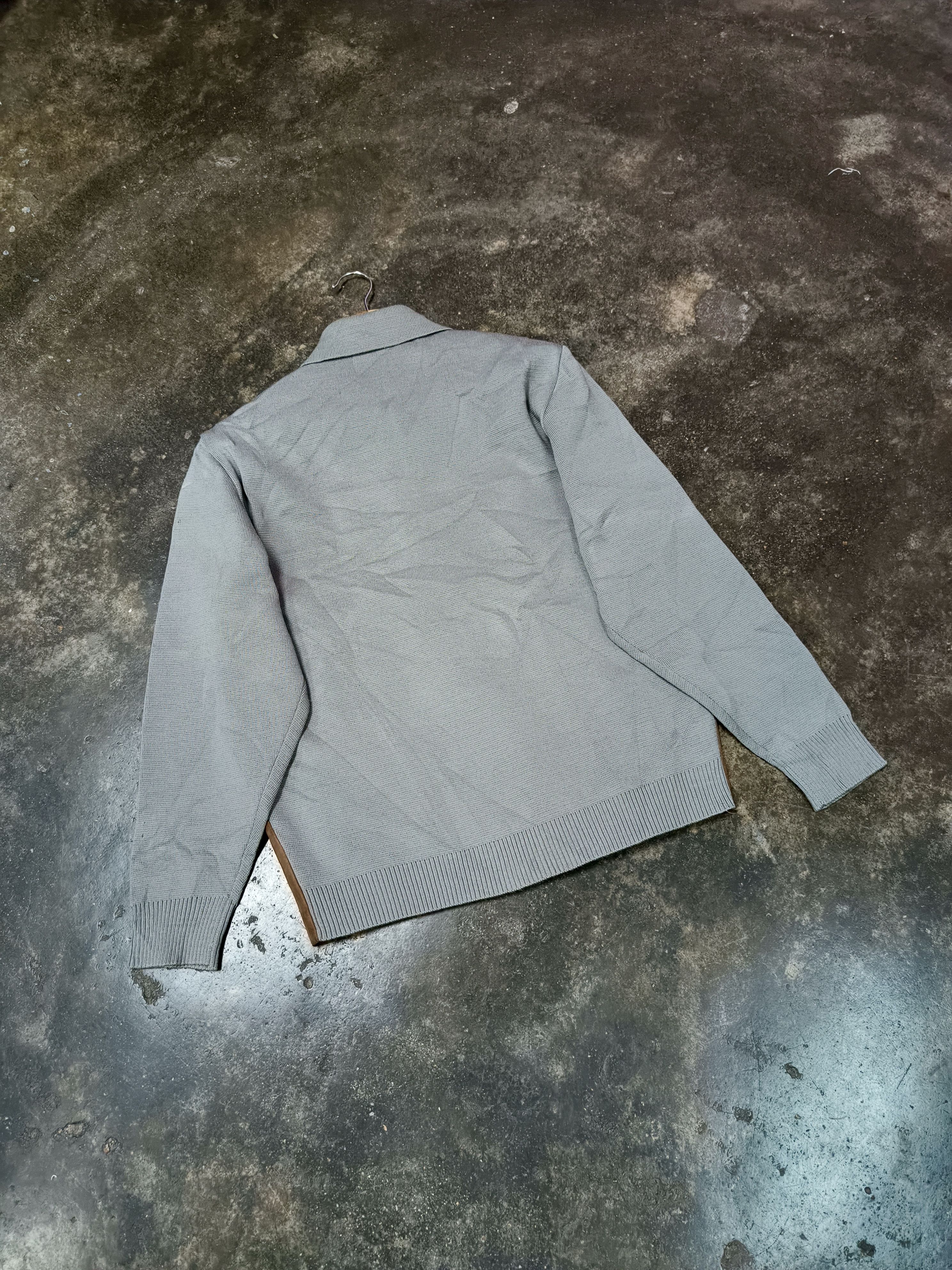 San Dutch Guaranteed Tokyo Classic Retro Knit Jacket Leather