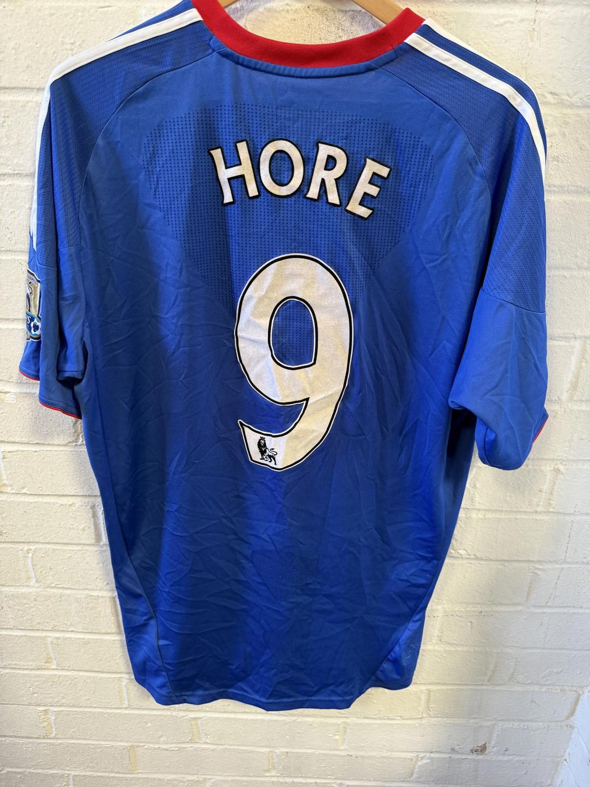 Adidas Chelsea FC Samsung Blue Soccer Jersey #9 Hore Size US L / EU 52-54 / 3 - 2 Thumbnail