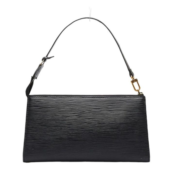 Louis Vuitton Accessories Pochette Epi NM Noir Black in Leather