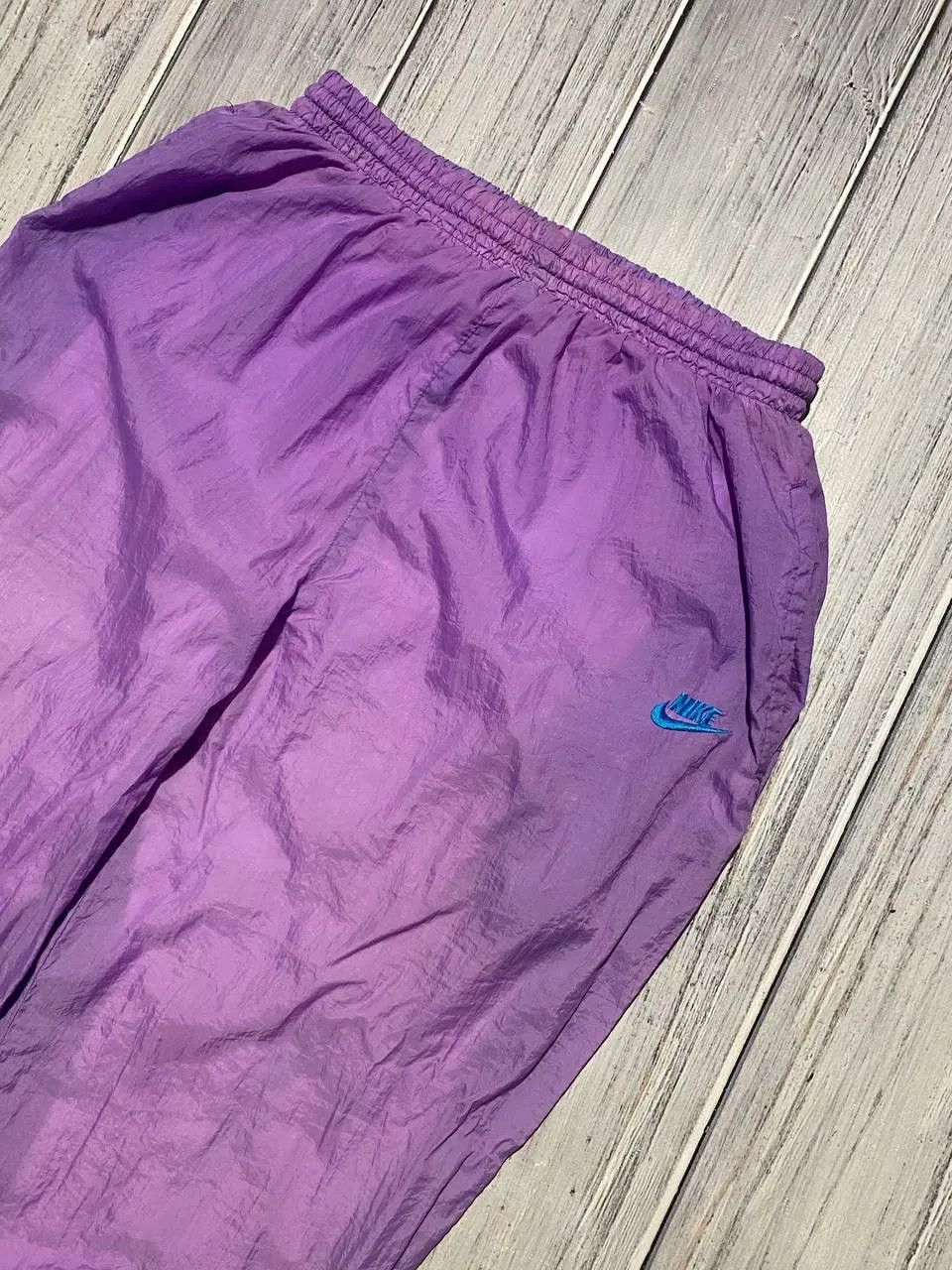 Nike Vintage Nike Track Pants 80s Nylon Y2K Stripedv Size US 34 / EU 50 - 2 Thumbnail