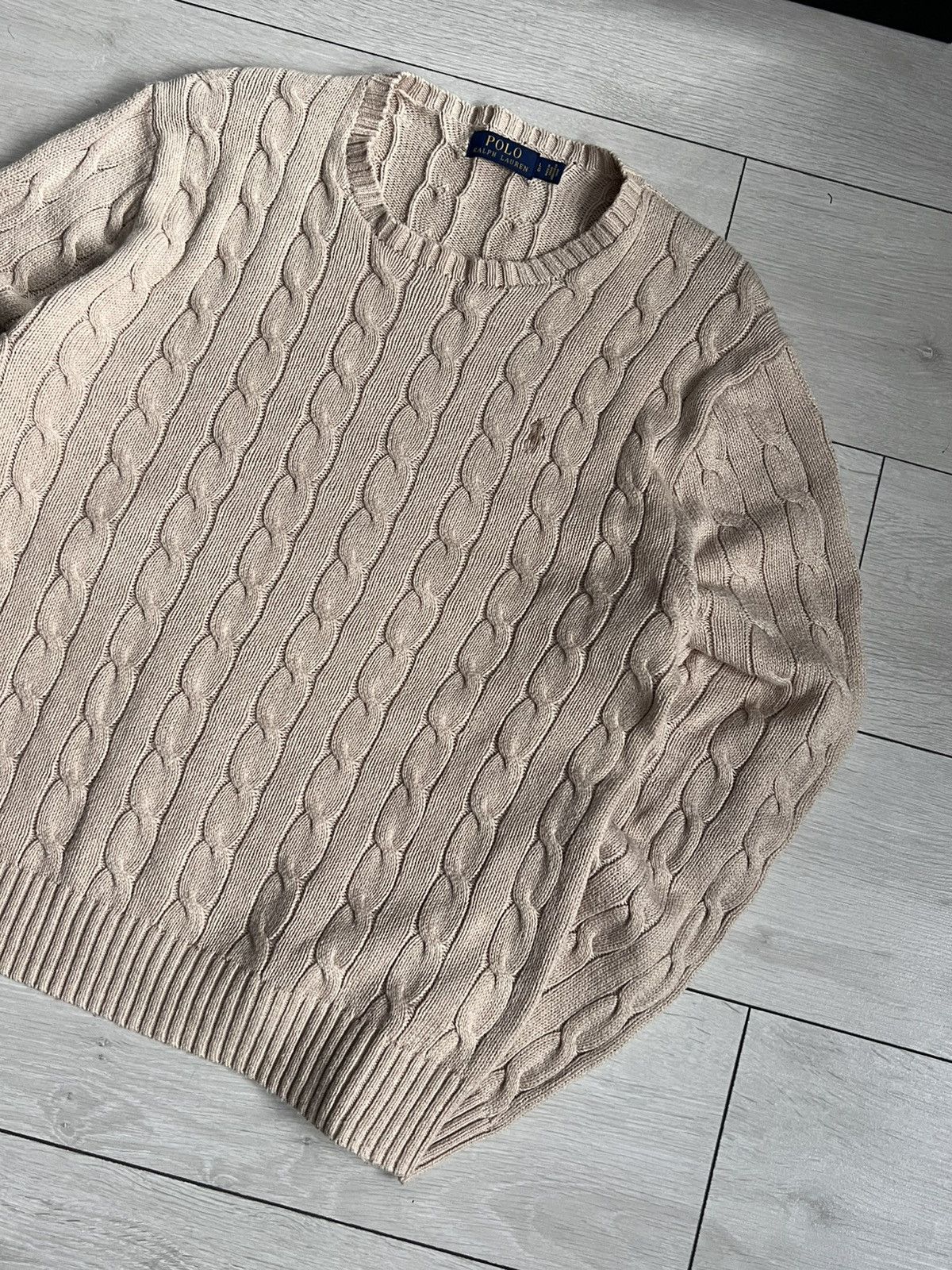 Polo Ralph Lauren Polo Ralph Lauren Cable Knit Sweater Size US L / EU 52-54 / 3 - 5 Thumbnail