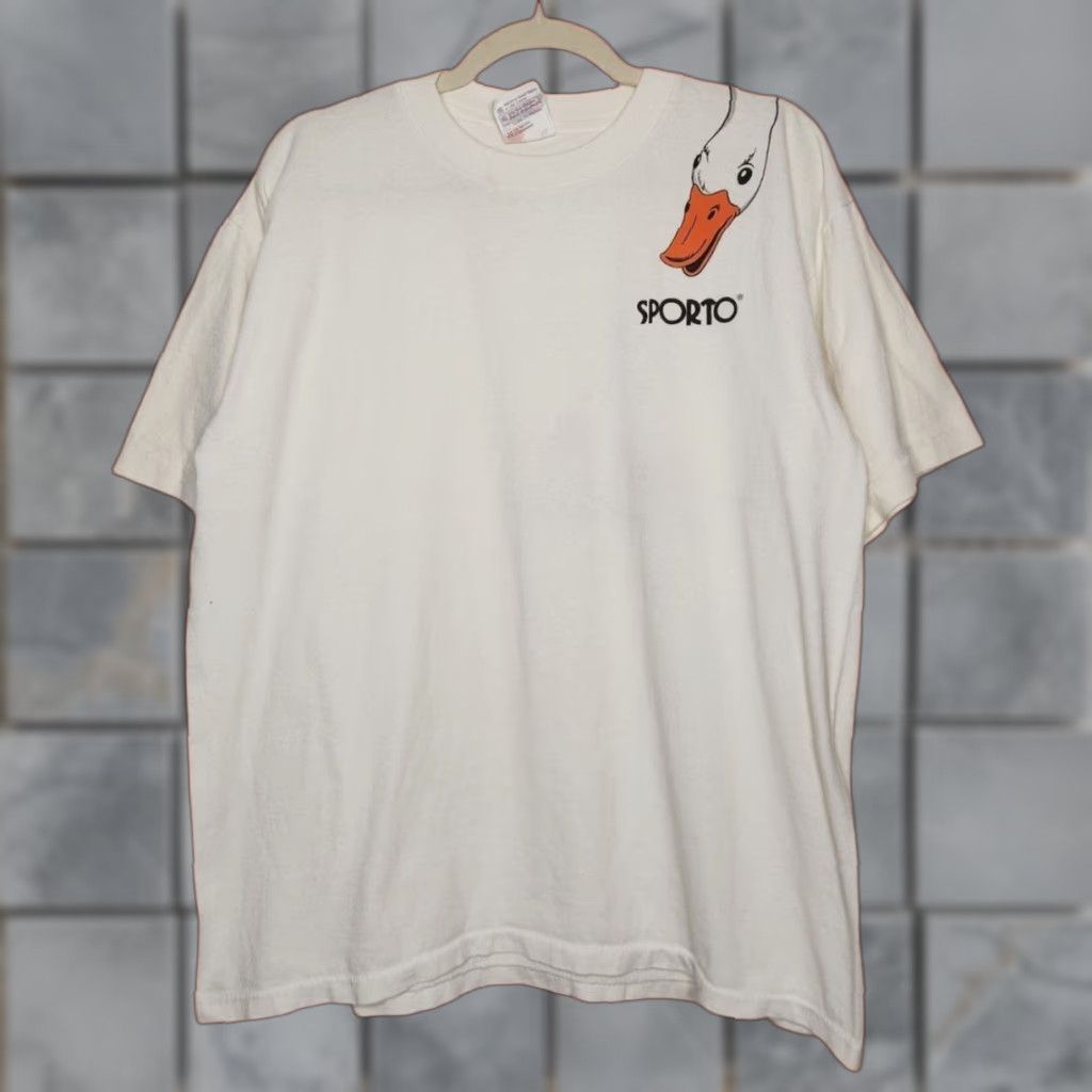 Doublet VINTAGE Solar T Shirt Unisex Adults XL White All Over Double Sided Art Goose Duck Promo Shirt 90s 00s Y2K AOP Vintage Nature Graphic Shirt Womens/Mens Size US XL / EU 56 / 4 - 1 Thumbnail