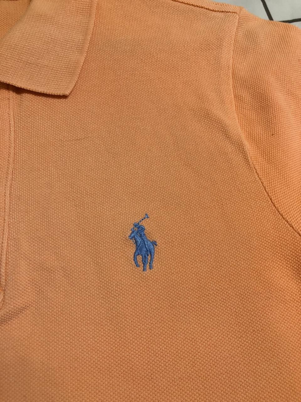 Polo Ralph Lauren Ralph Lauren Orange Cotton Skinny Polo T-Shirt Size S / US 4 / IT 40 - 6 Thumbnail