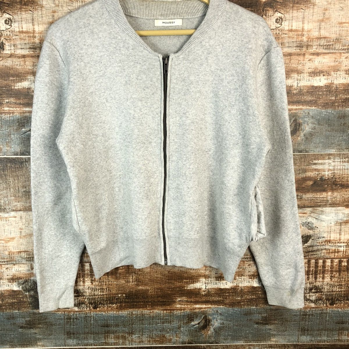 Homespun Knitwear × Japanese Brand Moussy Grey Knitwear #A965 Size S / US 4 / IT 40 - 3 Thumbnail