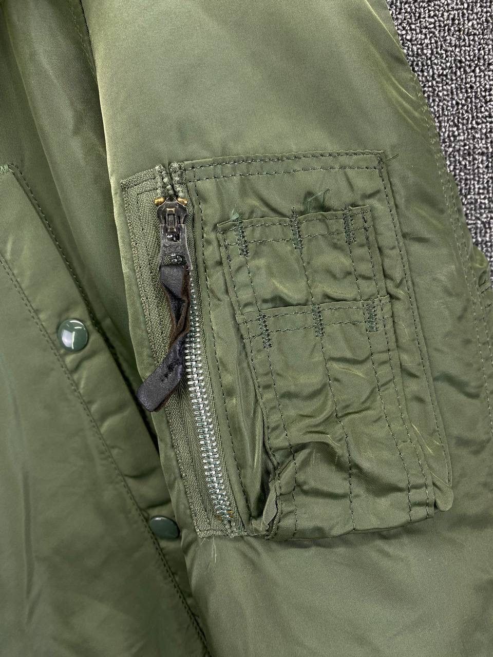 Alpha Industries Vintage 90s Alpha Industries N 3B Made in USA winter jacket Size US M / EU 48-50 / 2 - 8 Thumbnail
