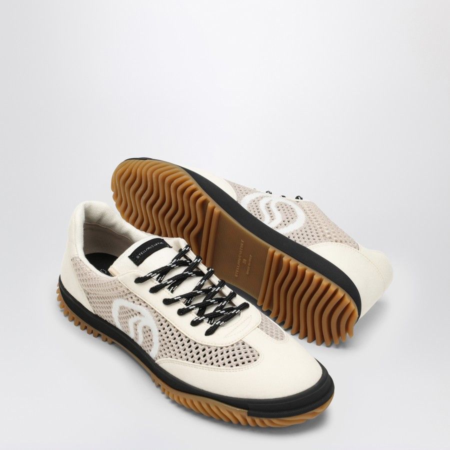 Stella McCartney o1d2blof1024 Low-Top Sneakers In Beige & White Size US 9 / IT 39 - 5 Thumbnail