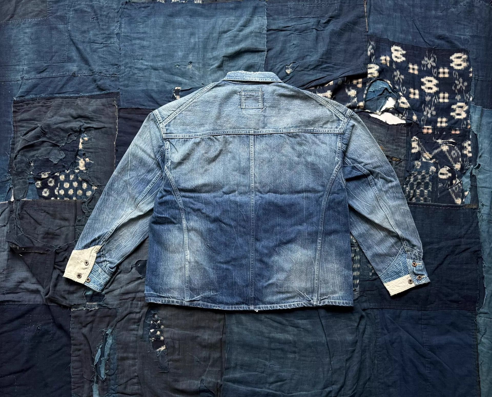 Madness MADNESS 24FW Regen 4P Washed-Distressed Denim Jkt Japan Size US M / EU 48-50 / 2 - 3 Thumbnail