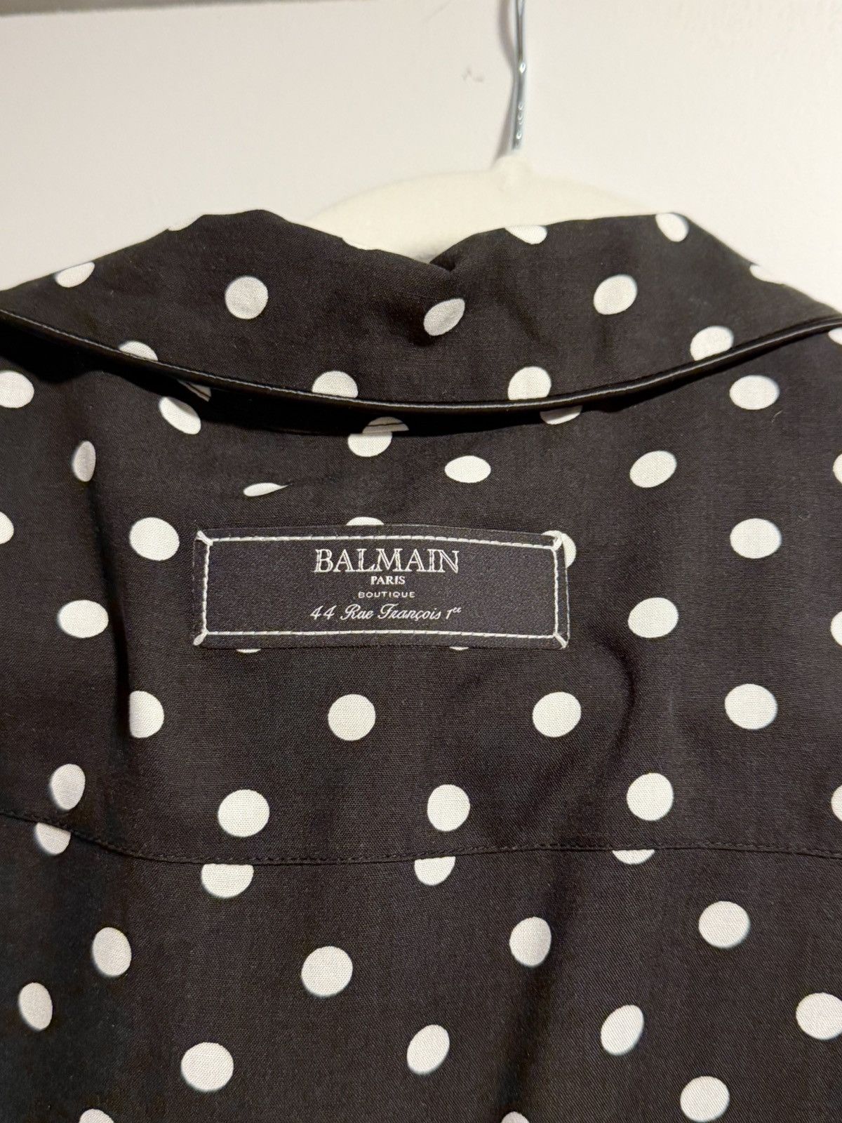 Balmain Polka Dot Button-Down Pajama Shirt Size 50 Size US M / EU 48-50 / 2 - 10 Thumbnail