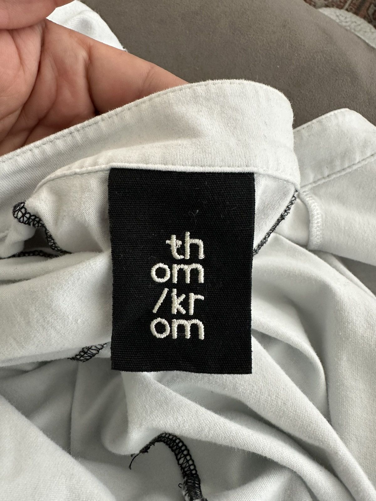 Thom Krom Thom Krom White long sleeve button up shirt // XL Size US XL / EU 56 / 4 - 4 Thumbnail