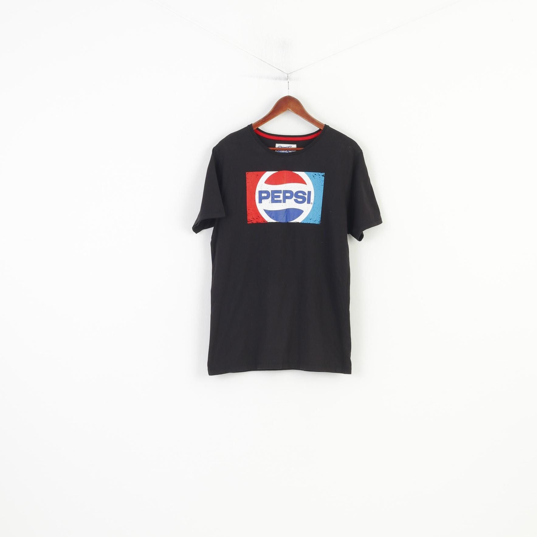 Pepsi Pepsi Cola Men L T- Shirt Black Graphic Cotton 9993 Size US L / EU 52-54 / 3 - 1 Thumbnail
