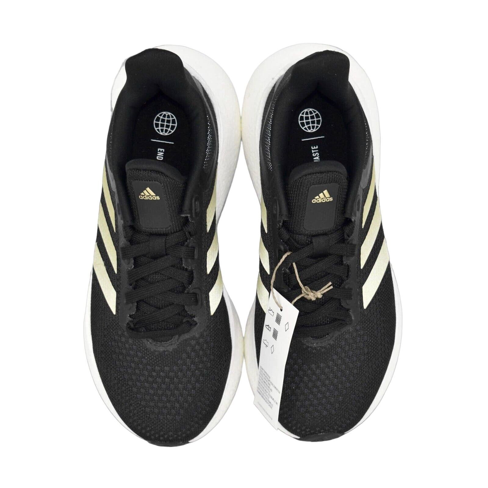 Adidas B5 NIB ADIDAS Pureboost Jet Black Running Shoes GW0907 5.5 Size US 5.5 / IT 35.5 - 3 Thumbnail