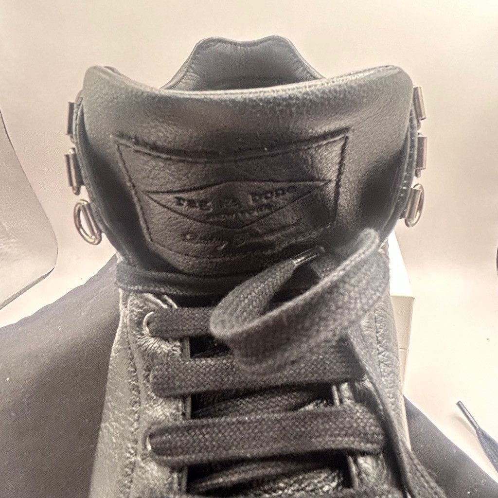 Rag & Bone unisex rag & bone Kent Sneakers, Size 9.5, Black Size US 9.5 / IT 39.5 - 4 Thumbnail