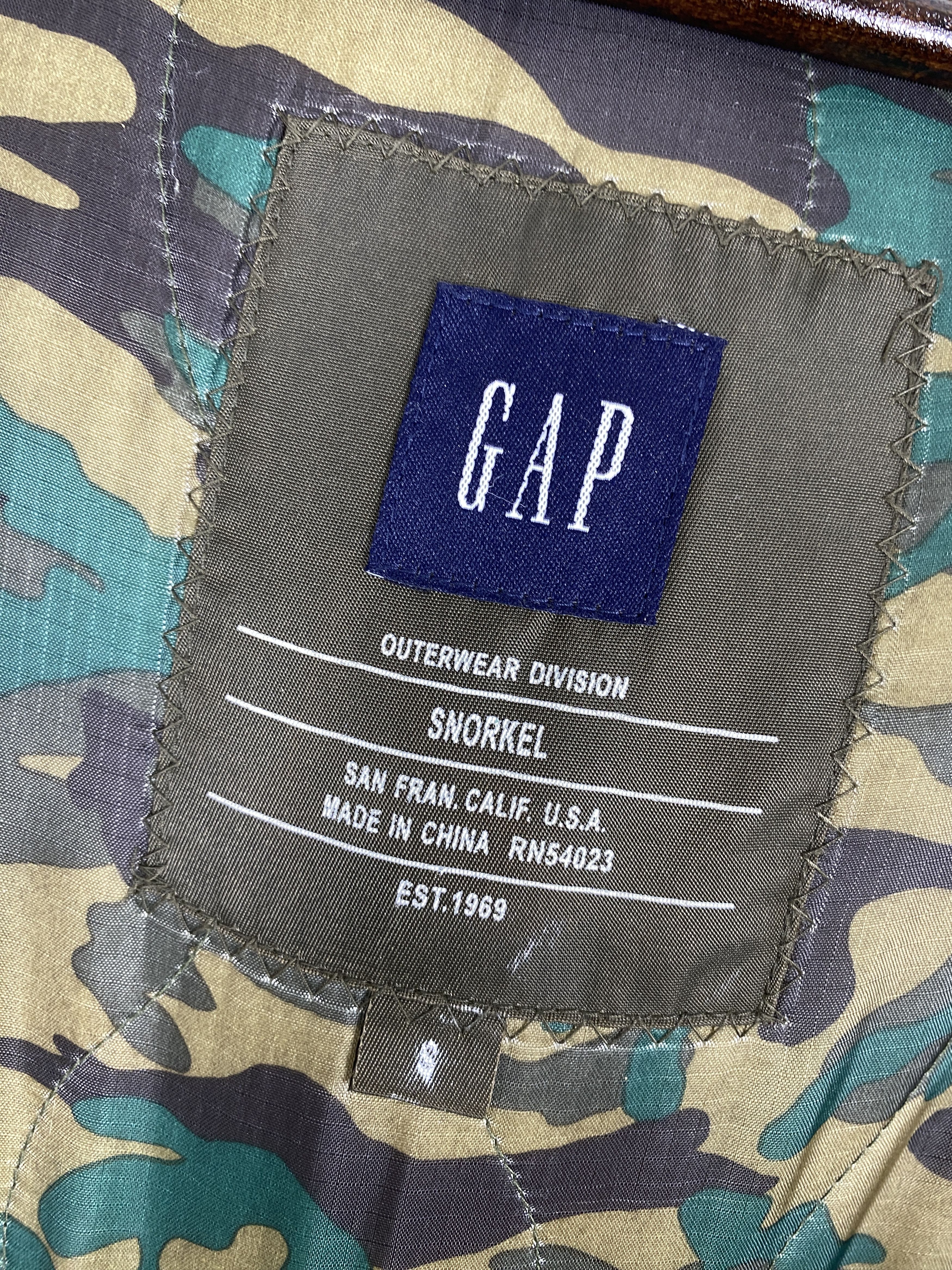Gap Vintage Gap Hoodie Army Bombers Jacket PJ2468 Size US S / EU 44-46 / 1 - 9 Thumbnail