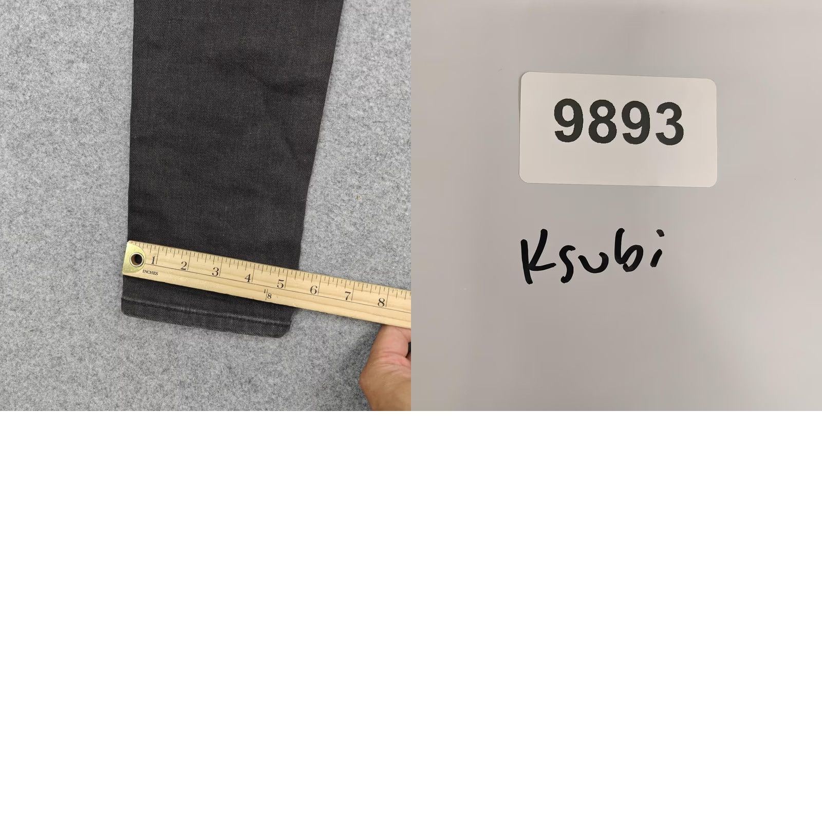Ksubi VINTAGE Ksubi Van Winkle Scrapyard Jeans Mens 29x32 Black Slim Stretch Denim Charcoal Size US 29 - 9 Thumbnail