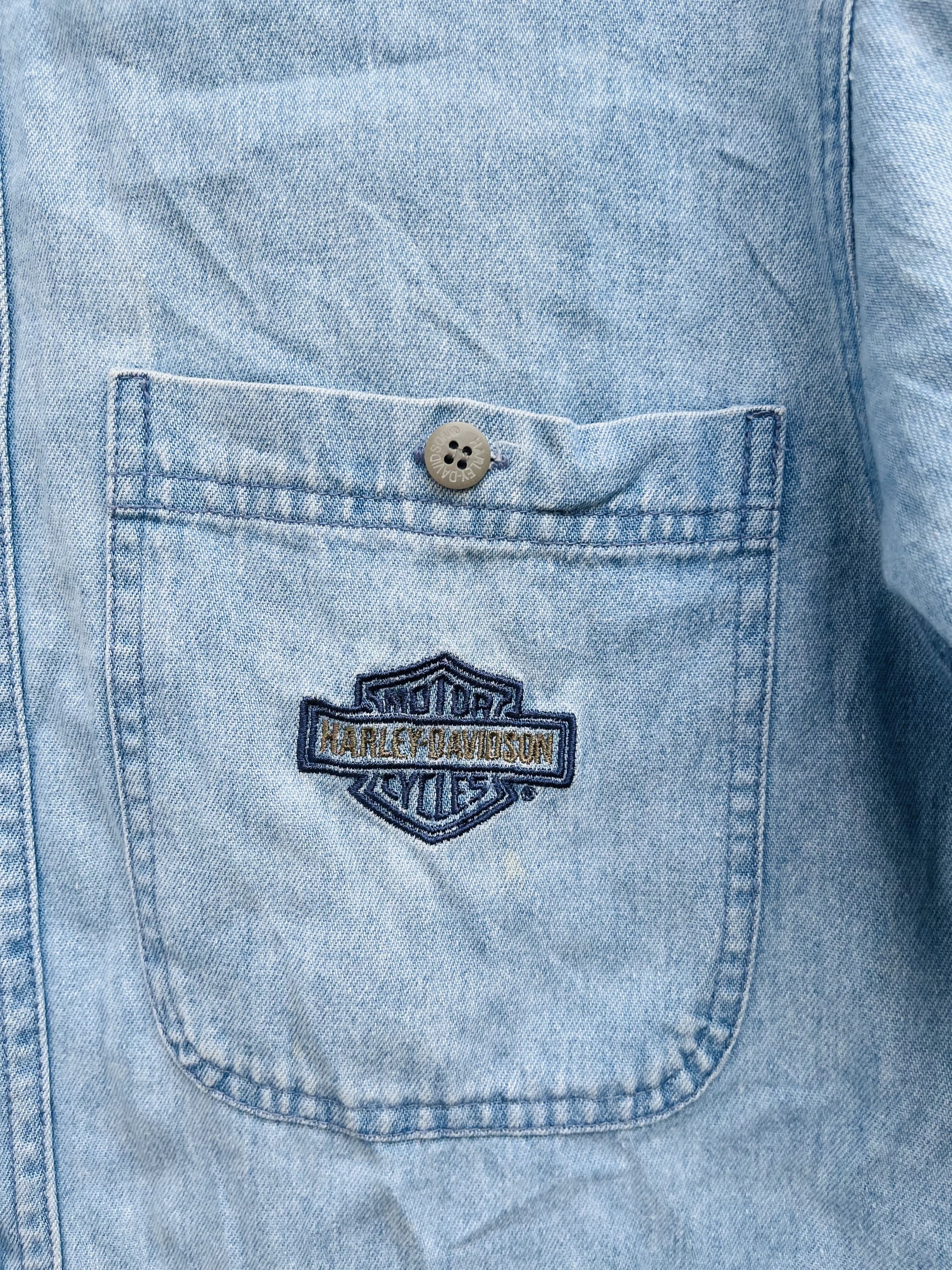 Harley Davidson Vintage Harley Davidson Motorcycle Fashion Style Shirt Size US M / EU 48-50 / 2 - 7 Thumbnail