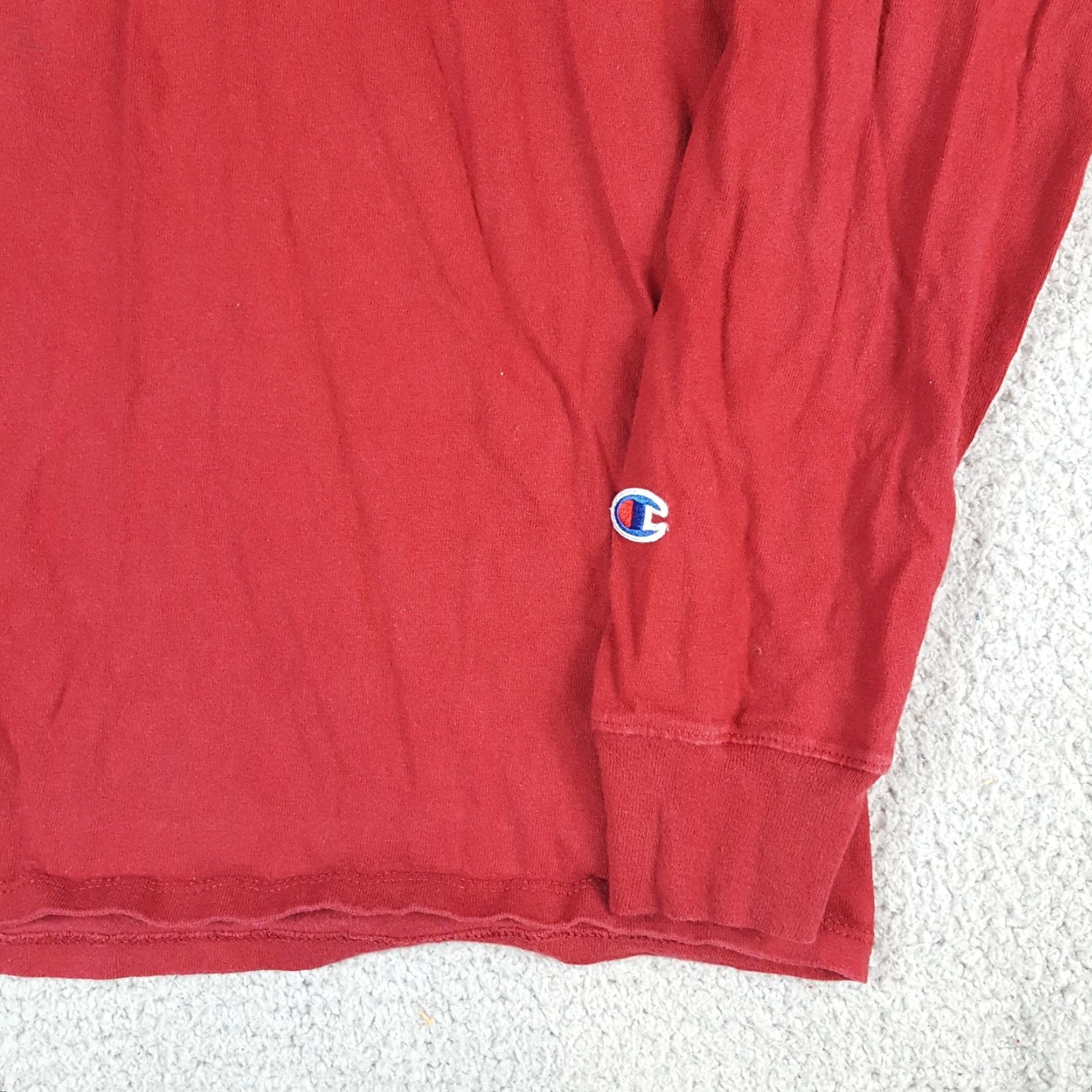 Champion VINTAGE Champion Long Sleeve Logo Men's M T-Shirt Athletic Sports Gym Shirt Size US M / EU 48-50 / 2 - 3 Thumbnail