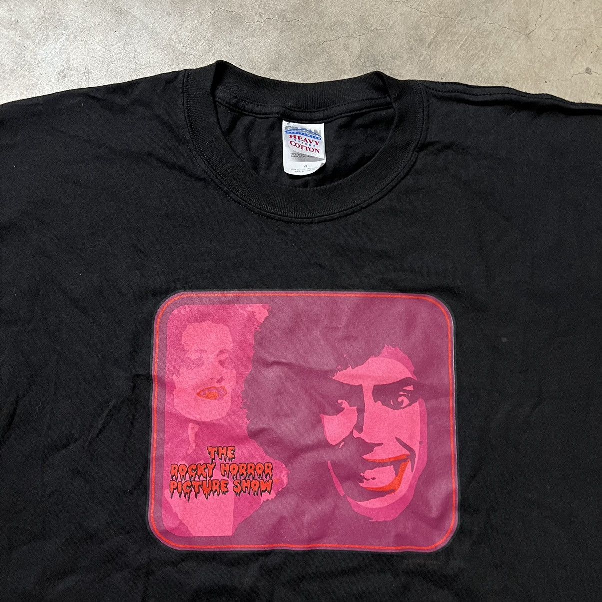 Gildan × Vintage Vintage The Rocky Horror Picture Show Movie Promo T-Shirt Size US XL / EU 56 / 4 - 1 Thumbnail