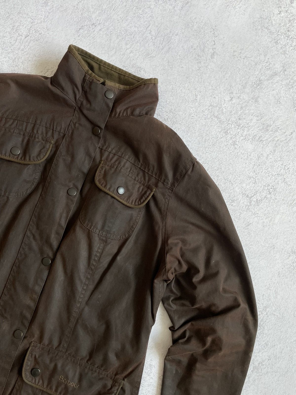 Barbour Barbour L1094 Ladies Utility Jacket Brown England Size US M / EU 48-50 / 2 - 5 Thumbnail
