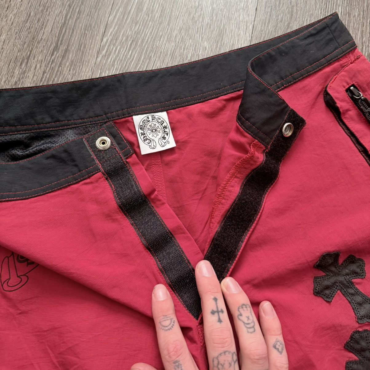 Chrome Hearts Chrome Hearts Cross Patch Shorts 1 of 1 RARE 100% Authentic Size US 32 / EU 48 - 11 Thumbnail
