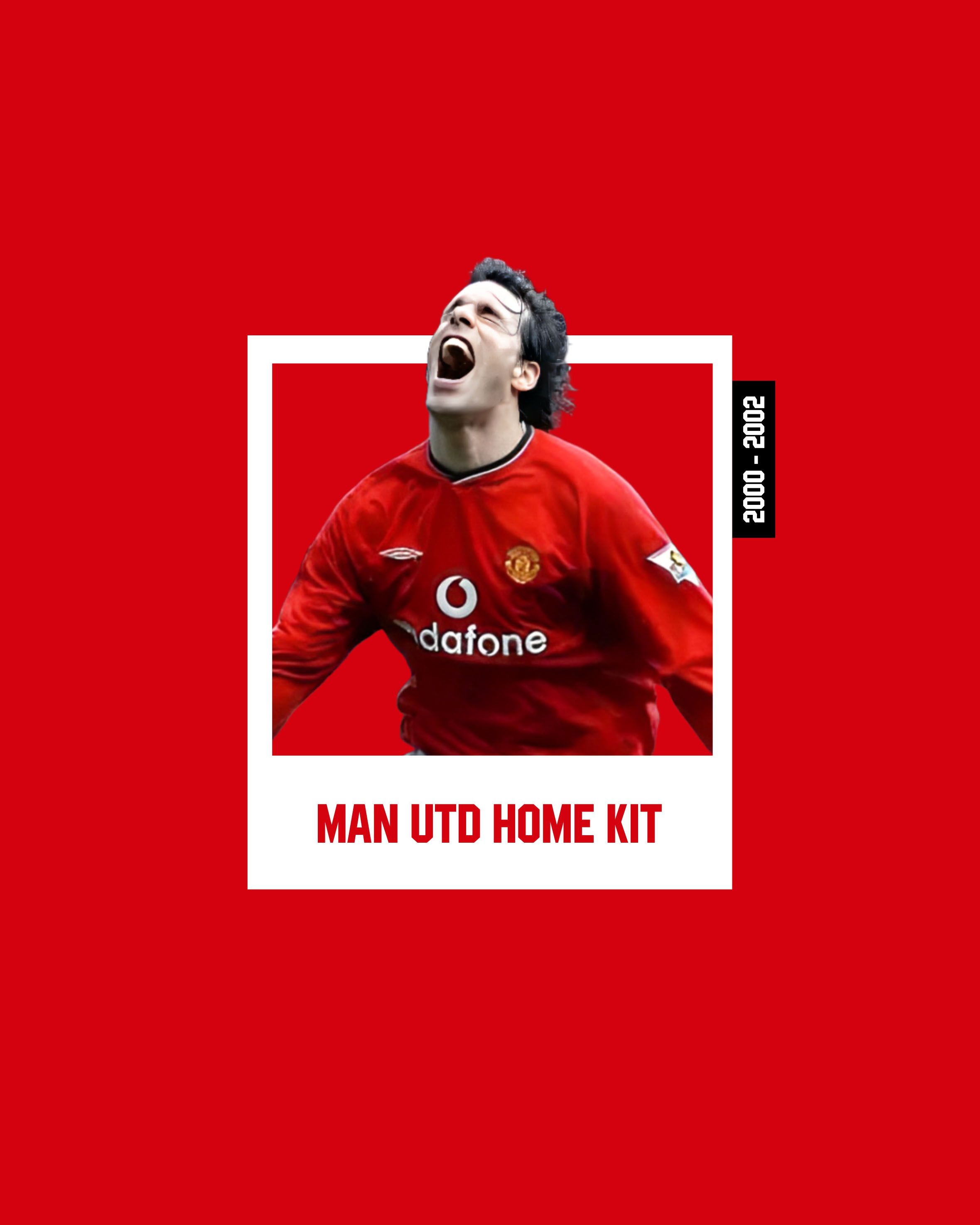 Umbro Manchester United Home Kit 2000 2001 2002 Size US L / EU 52-54 / 3 - 9 Thumbnail