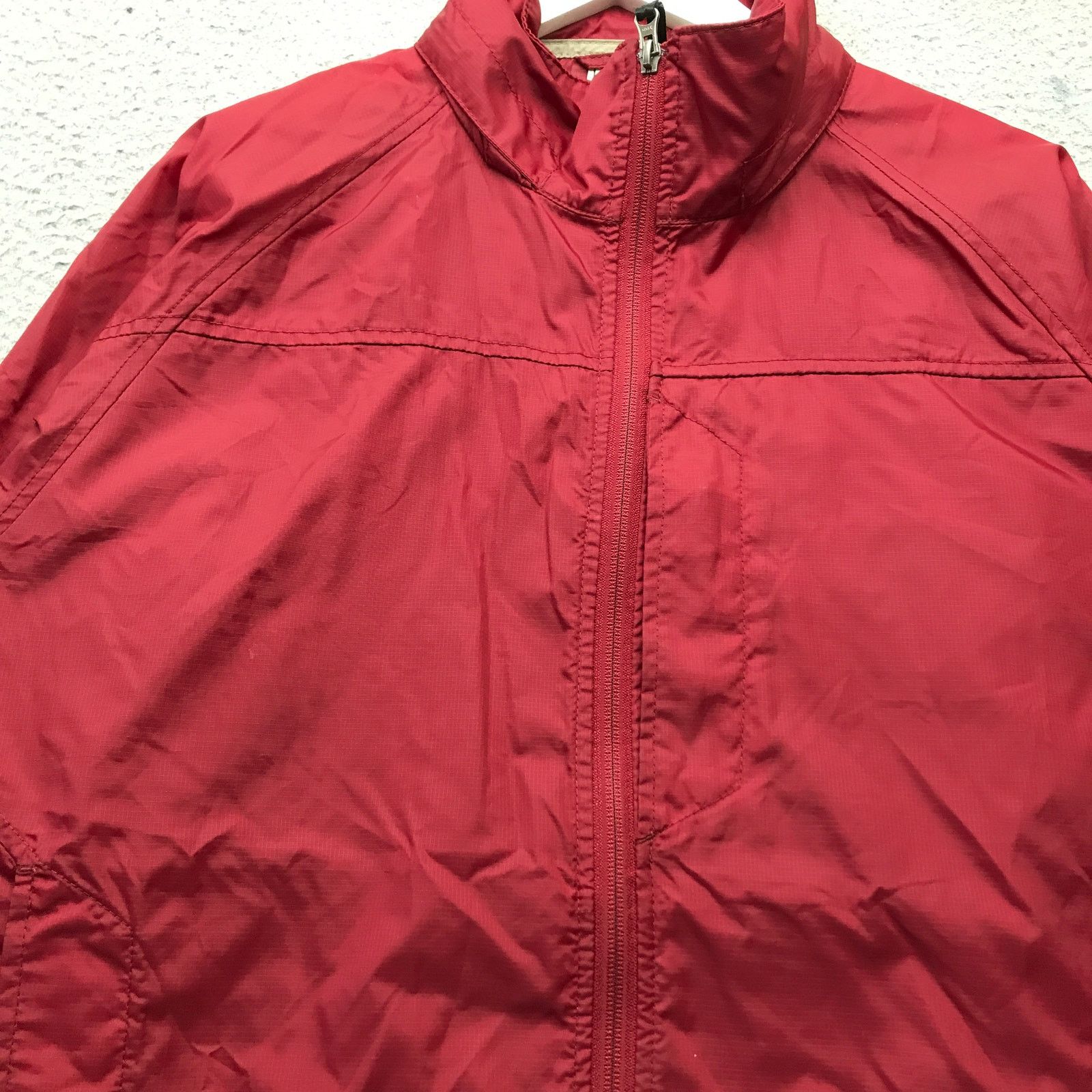 L.L. Bean LL Bean Lined Windbreaker Nylon Jacket Hoodie Mens M Red Size US M / EU 48-50 / 2 - 9 Thumbnail