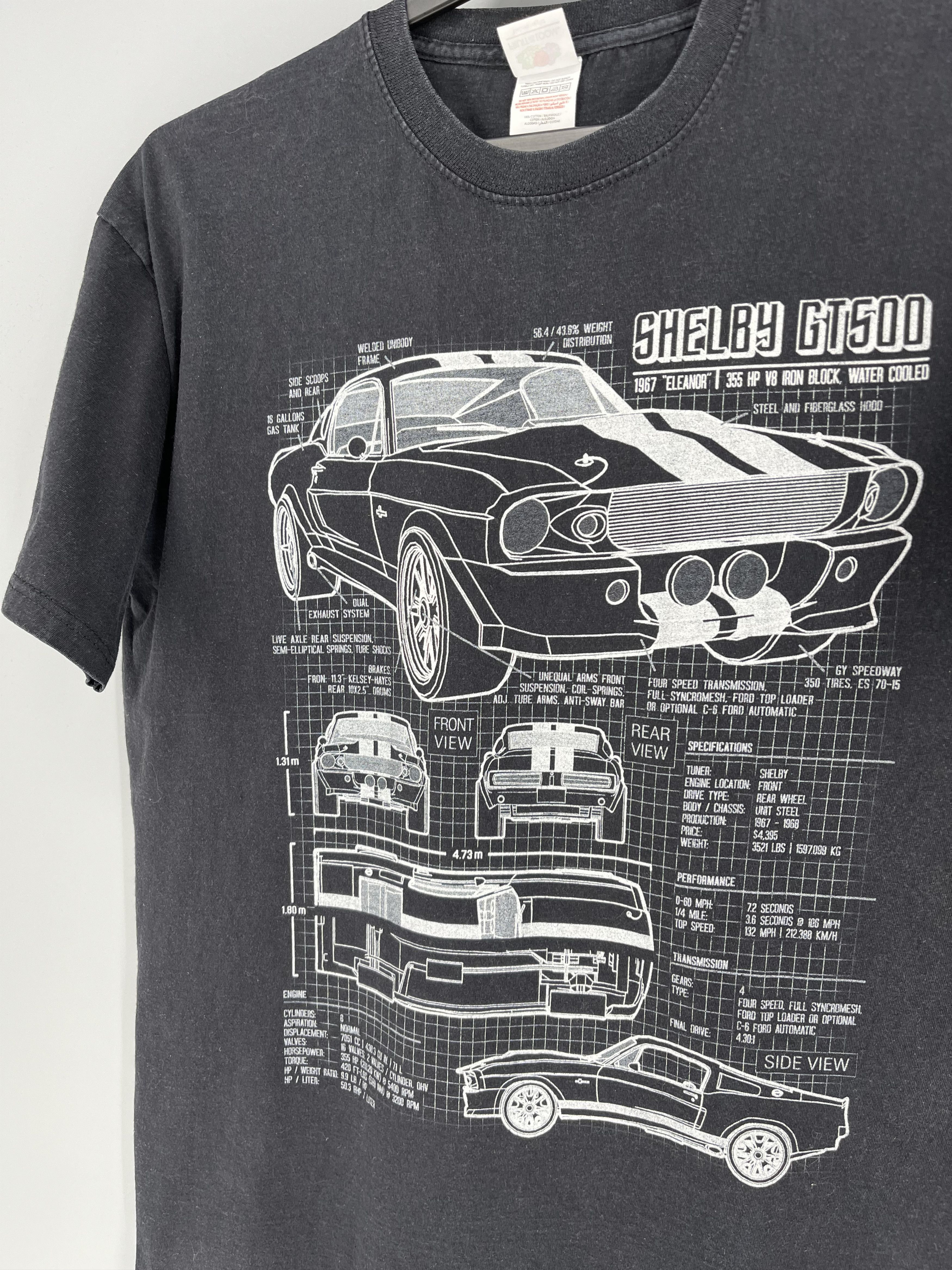 Vintage ➕ =Vintage Y2K Cool Fade Shelby GT500 Muscle Car T-Shirt USA Size US L / EU 52-54 / 3 - 7 Thumbnail