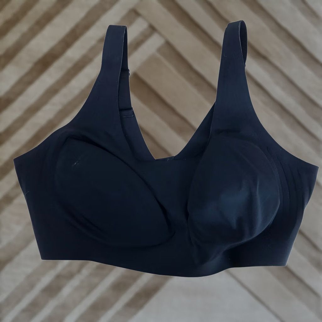 Vintage Momcozy Bra Nursing Seamless Plus Size 3XL Wire-Free Adjustable Straps Black Womens Size ONE SIZE - 1 Thumbnail