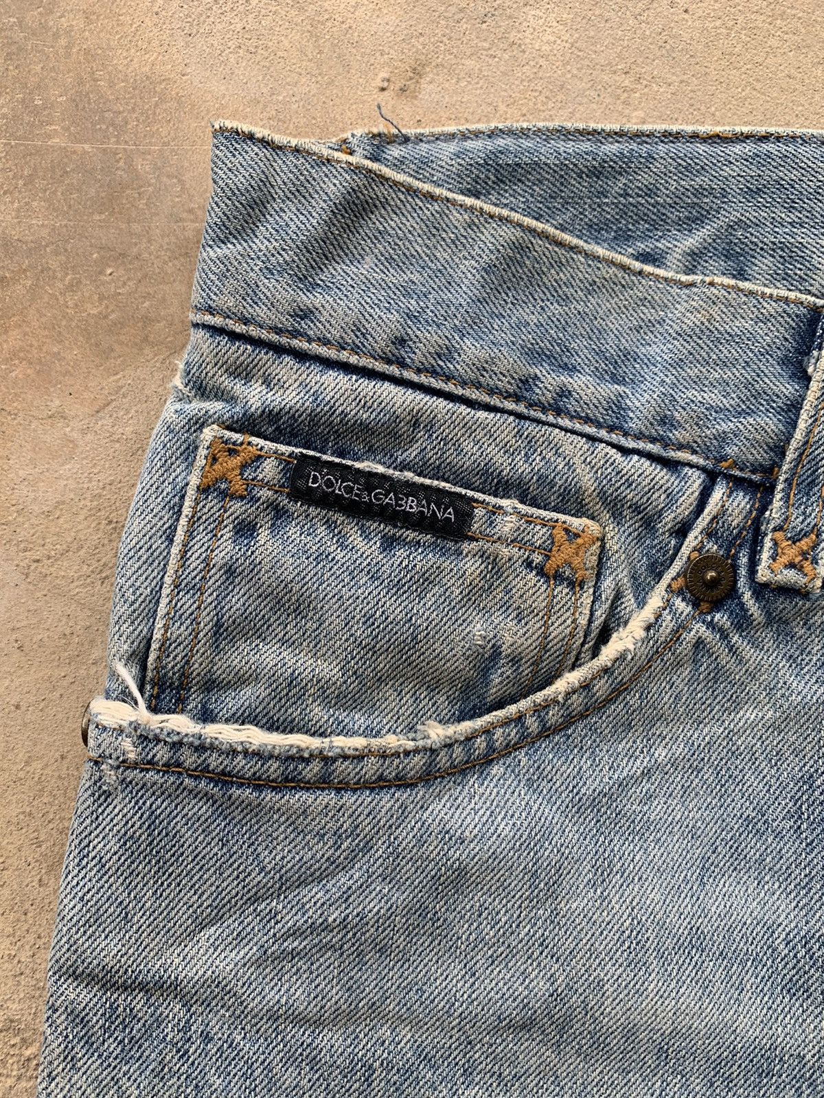 Dolce & Gabbana Distressed Denim