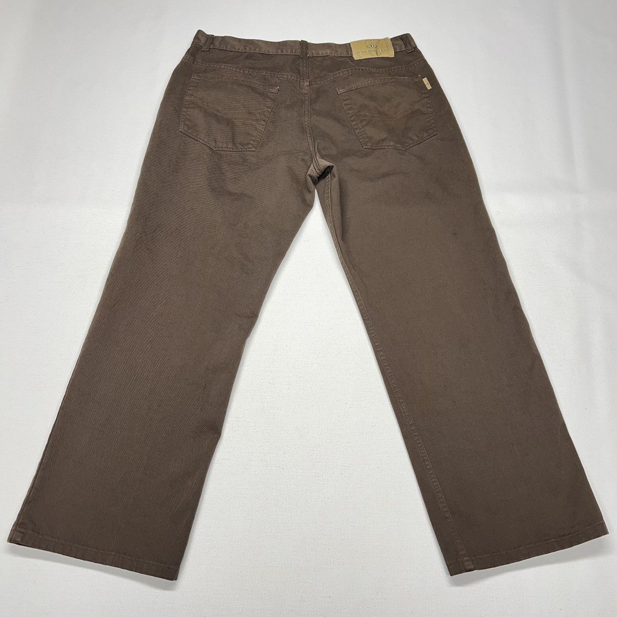 Vintage VTG Bruno Belloni Pants Brown Straight Fit Chino Europe Size US 36 / EU 52 - 12 Thumbnail