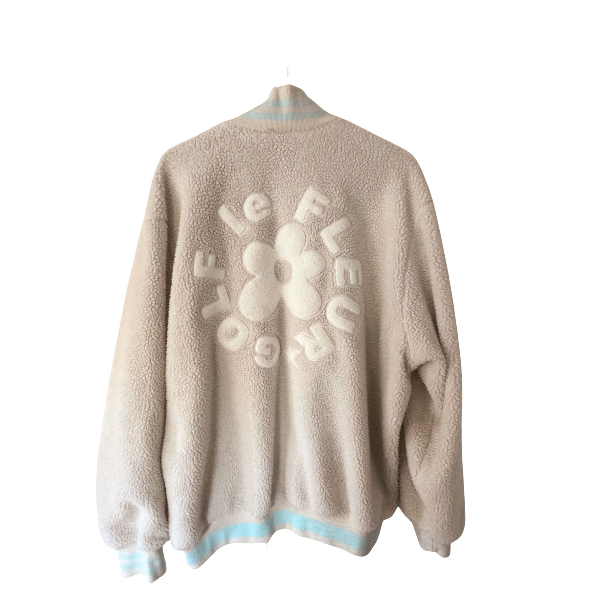 Converse × Golf le Fleur Golf le Fleur x Converse Sherpa Bomber Varsity Jacket Size US XXL / EU 58 / 5 - 5 Thumbnail