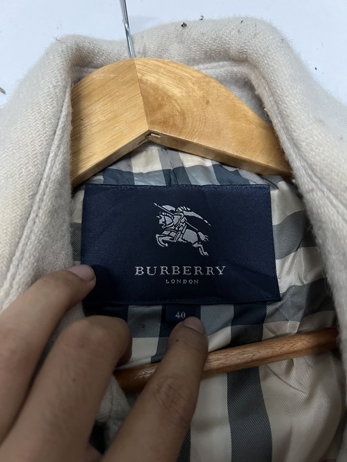 Burberry × Vintage Vintage Burberry Coat Like Jacket Size M / US 6-8 / IT 42-44 - 4 Thumbnail