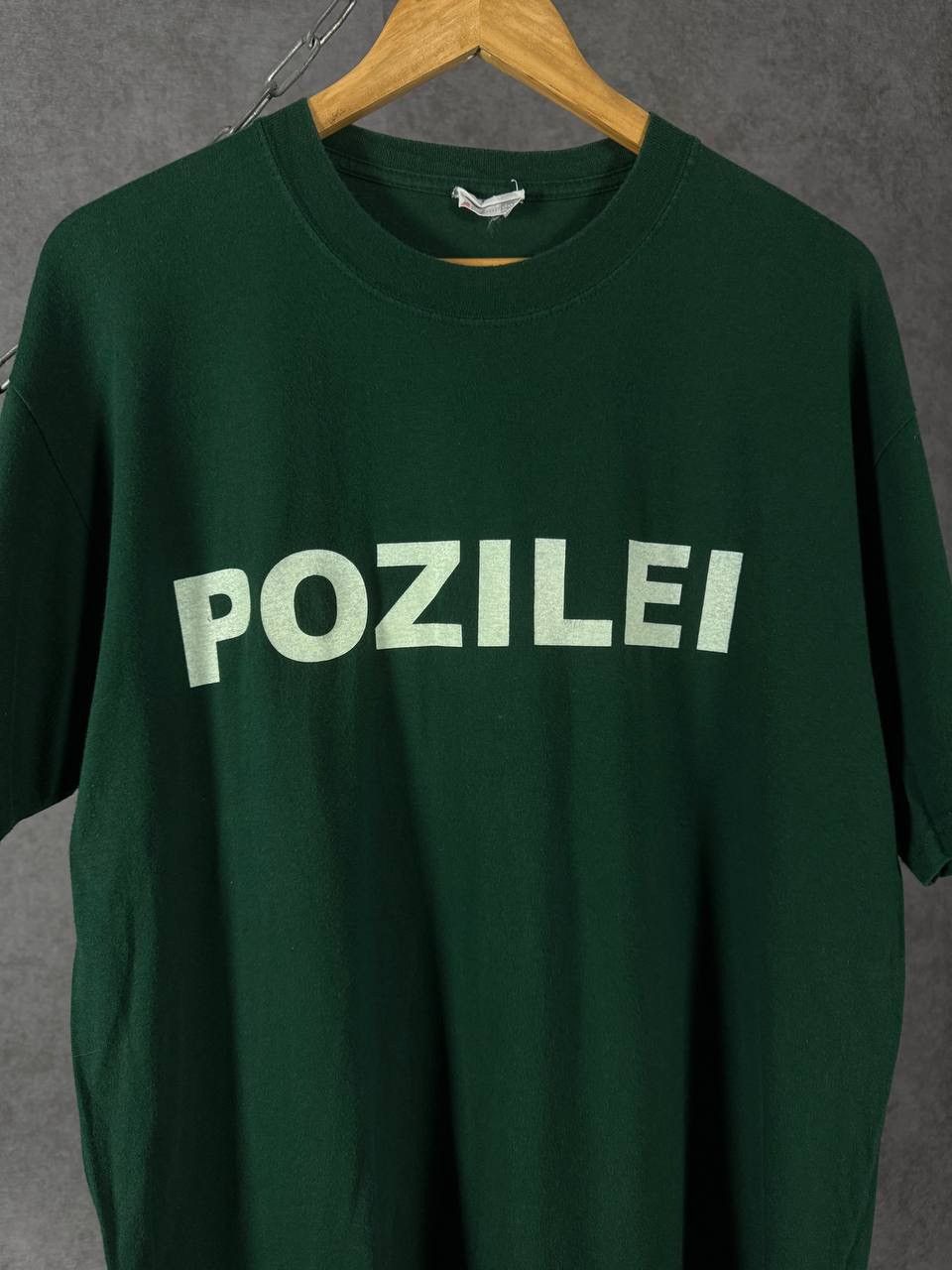 Vintage Pozilei vintage center logo tee Size US XL / EU 56 / 4 - 3 Thumbnail