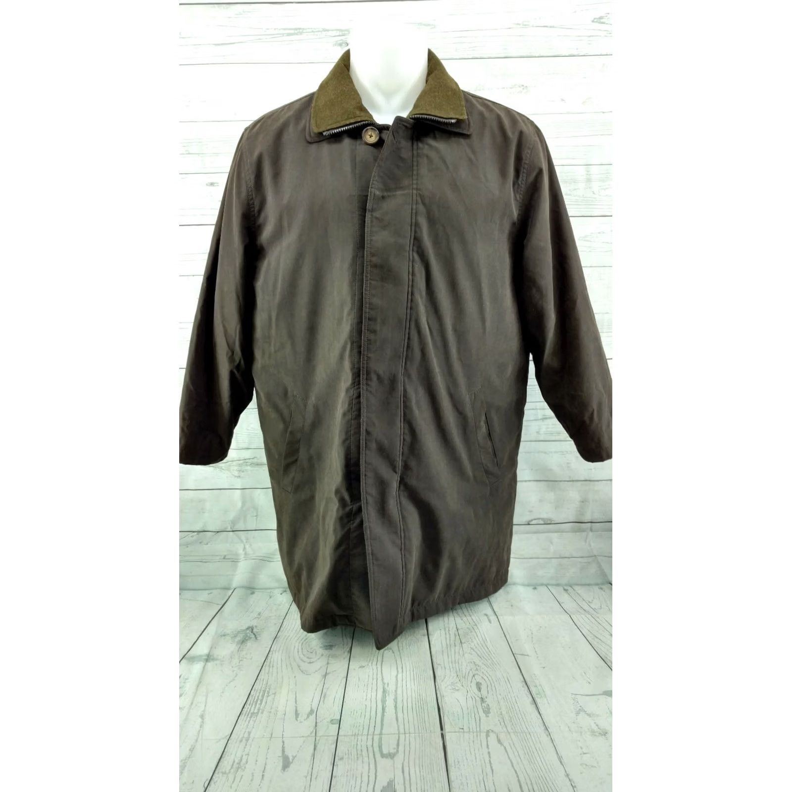 Ralph Lauren Ralph Lauren Mens Gray Overcoat Peacoat Raincoat Coat Jacket Winter 44R Size US S / EU 44-46 / 1 - 2 Thumbnail