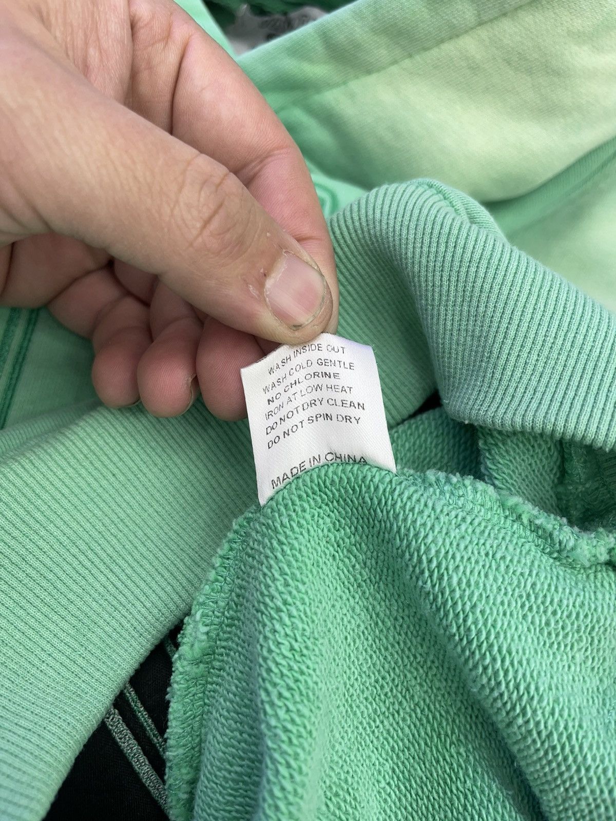 Vale Vale lives “VS” hoodie (green) Size US XL / EU 56 / 4 - 6 Thumbnail