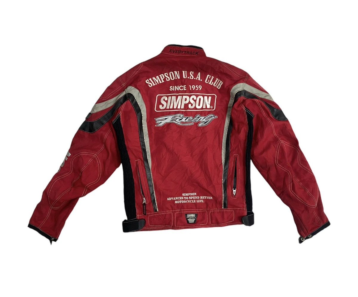 The Simpsons × Vintage Vintage Simpson Racing Usa Club biker Jacket Size US L / EU 52-54 / 3 - 6 Thumbnail