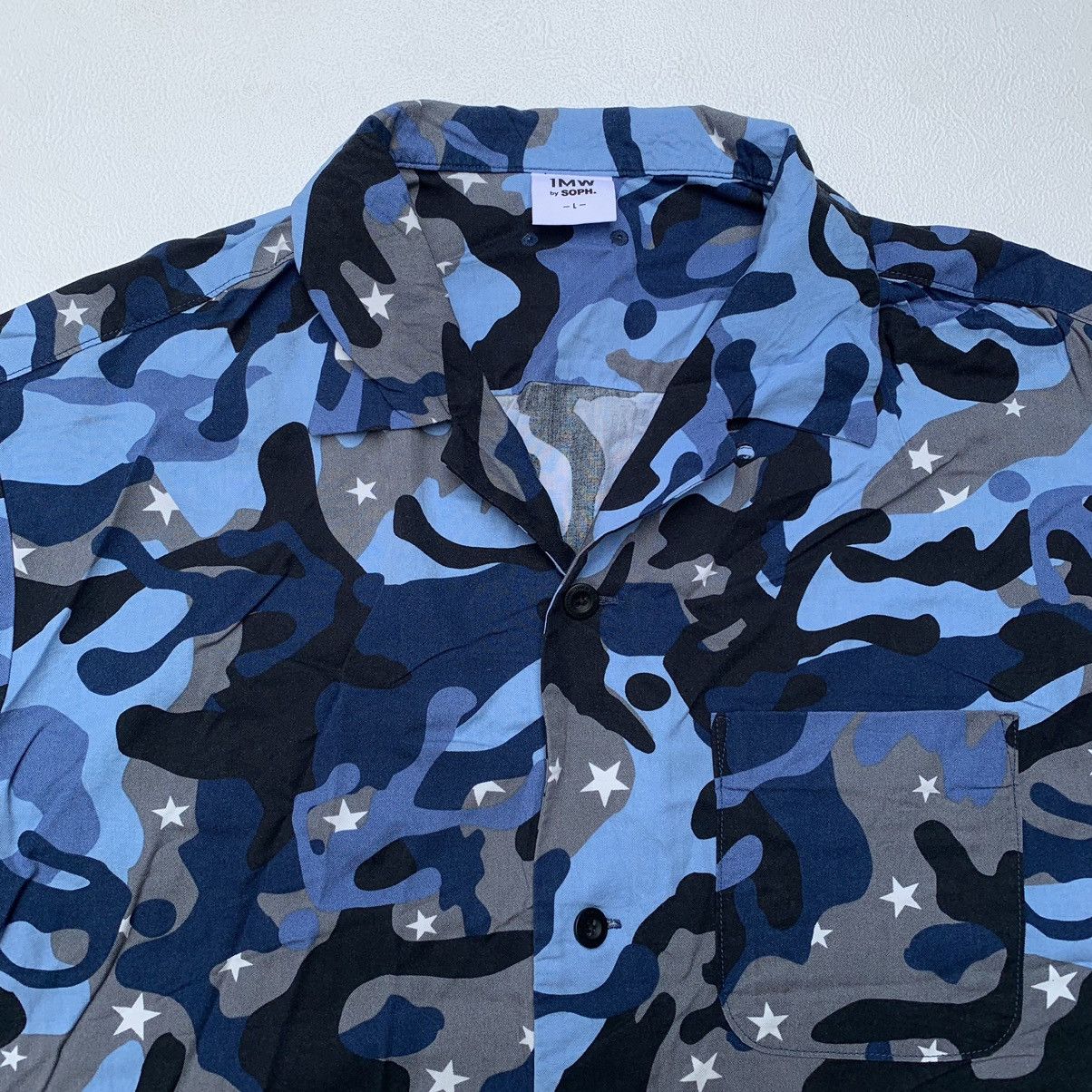 GU Gu x sophnet camouflage star open collar shirt Size US L / EU 52-54 / 3 - 3 Thumbnail