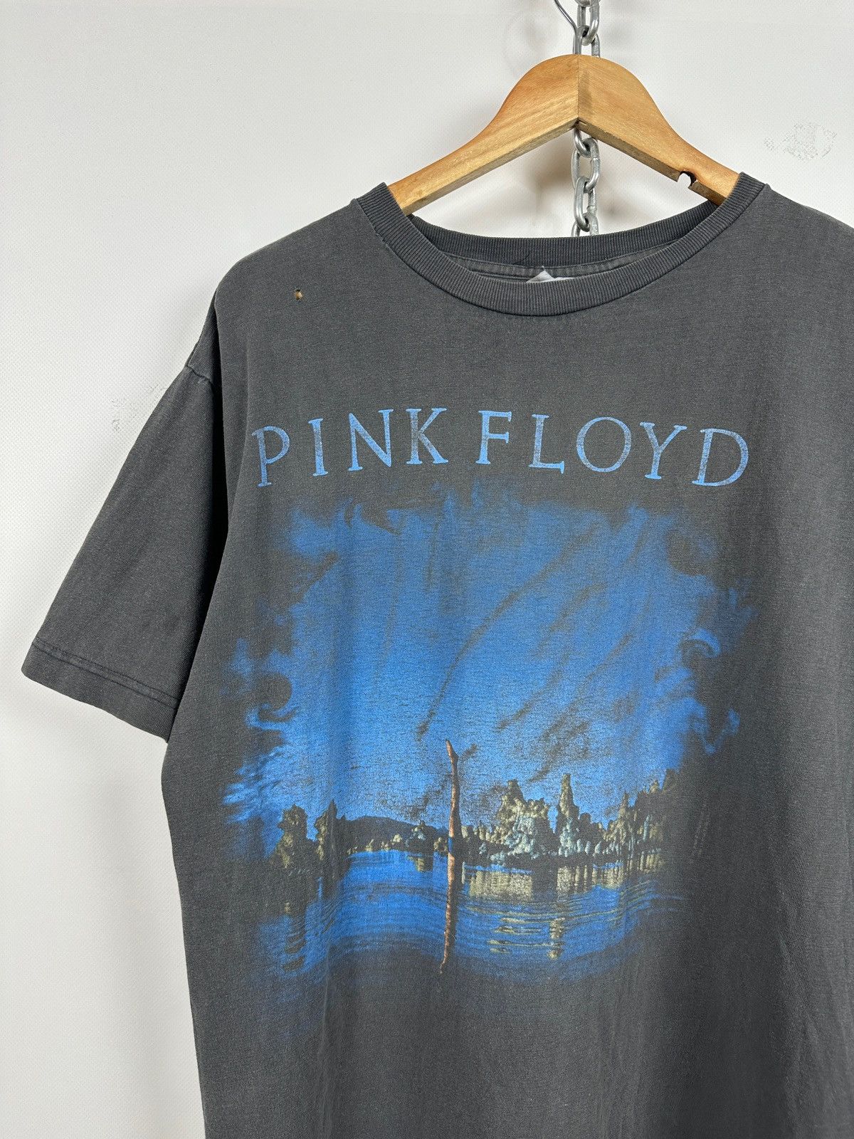 Band Tees 90s Vintage Pink Floyd Wish You Were Here Faded Band T-Shirt Size US XL / EU 56 / 4 - 5 Thumbnail